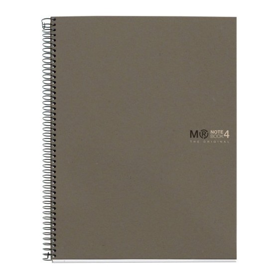 CUADERNO 100% RECICLADO NB-4 A5 120HOJAS ECOGRIS MIQUELRIUS 6084