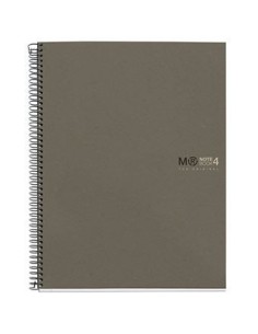 CUADERNO 100% RECICLADO NB-4 A4 120HOJAS ECOGRIS MIQUELRIUS 6082