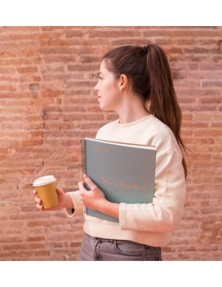CUADERNO 100% RECICLADO NB-1 A4 80HOJAS ECOROSA EMOTIONS MIQUELRIUS 6093