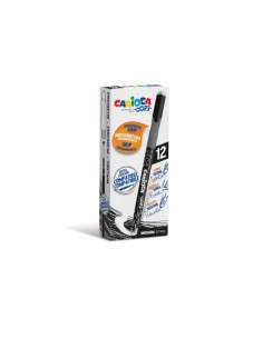 CAJA 12 BOLIGRAFOS OOPS NEGRO CARIOCA 43039/01