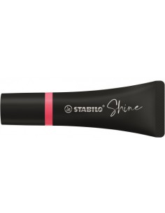 MARCADOR FLUORESCENTE SHINE ROSA STABILO 76/56 (x10 unidades)