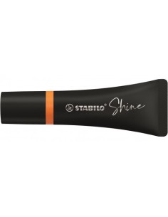 MARCADOR FLUORESCENTE SHINE NARANJA STABILO 76/54 (x10 unidades)