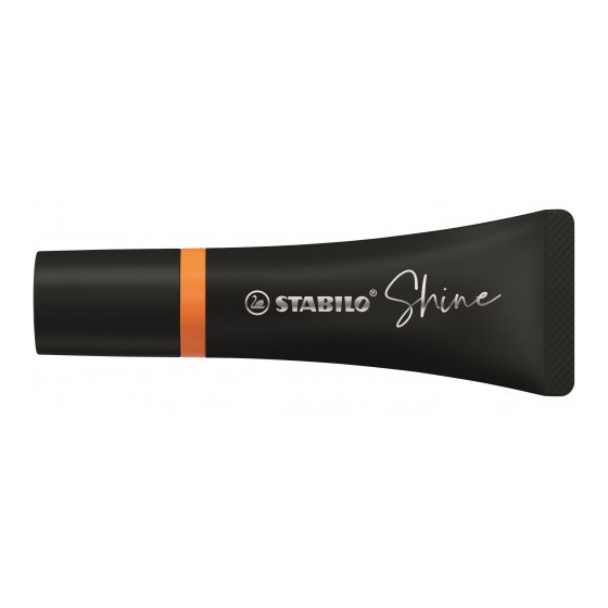 MARCADOR FLUORESCENTE SHINE NARANJA STABILO 76/54 (x10 unidades)