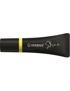 MARCADOR FLUORESCENTE SHINE AMARILLO STABILO 76/24 (x10 unidades)