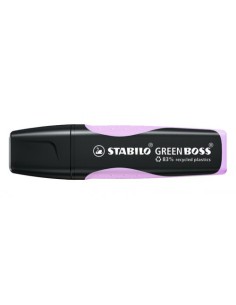 MARCADOR FLUORESCENTE GREEN BOSS PASTEL BRISA VIOLETA STABILO 6070/155 (x10 unidades)