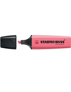 MARCADOR FLUORESCENTE BOSS PASTEL ROSA CEREZO EN FLOR STABILO 70/150 (x10 unidades)