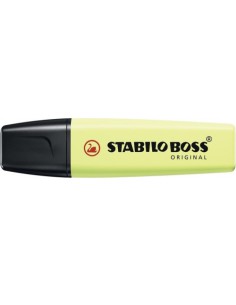 MARCADOR FLUORESCENTE BOSS PASTEL CHISPA DE LIMA STABILO 70/133 (x10 unidades) 2