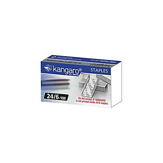 CAJA 1000 GRAPAS 24/6-1M KANGARO KG2461M