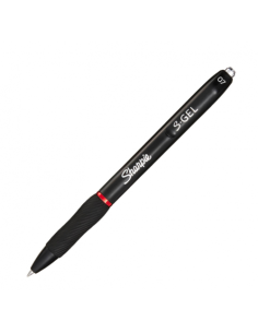 Sharpie S-Gel Bolígrafo de gel de punta retráctil Rojo 12 pieza(s) (x12 unidades)