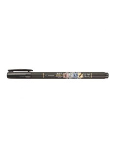 ESTUCHE 6 ROTULADORES FUDENOSUKE BASE AGUA PUNTA ELÁSTICA DURA. COLORES NEÓN (1 U. X COLOR). TOMBOW WS-BH-6P 2