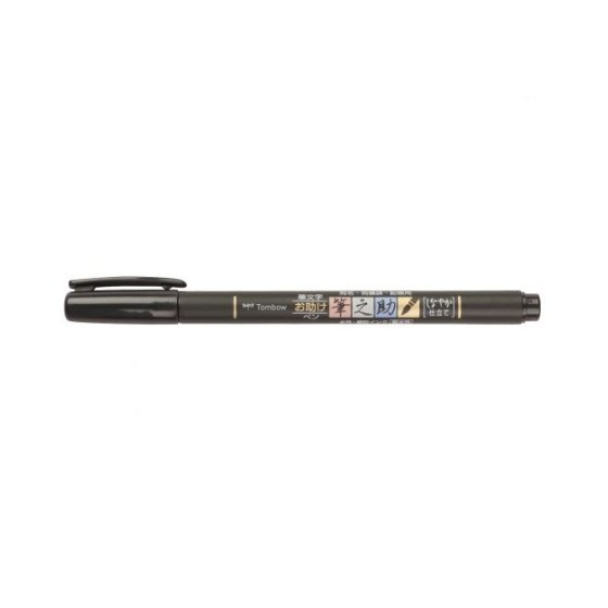 ESTUCHE 6 ROTULADORES FUDENOSUKE BASE AGUA PUNTA ELÁSTICA DURA. COLORES NEÓN (1 U. X COLOR). TOMBOW WS-BH-6P
