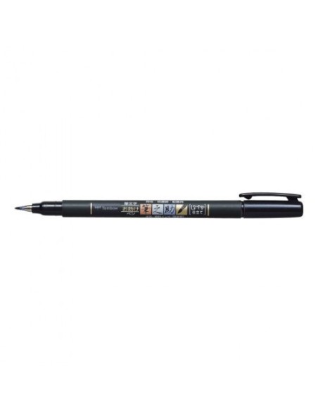 ESTUCHE 6 ROTULADORES FUDENOSUKE BASE AGUA PUNTA ELÁSTICA DURA. COLORES NEÓN (1 U. X COLOR). TOMBOW WS-BH-6P