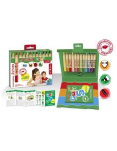 ESTUCHE 12 LÁPICES DE COLORES PARA BEBÉS ALPINO AL000177 2