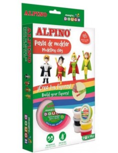 Alpino DP000207 compuesto para cerámica y modelaje Arcilla de modelar 240 g Multicolor 1 pieza(s)