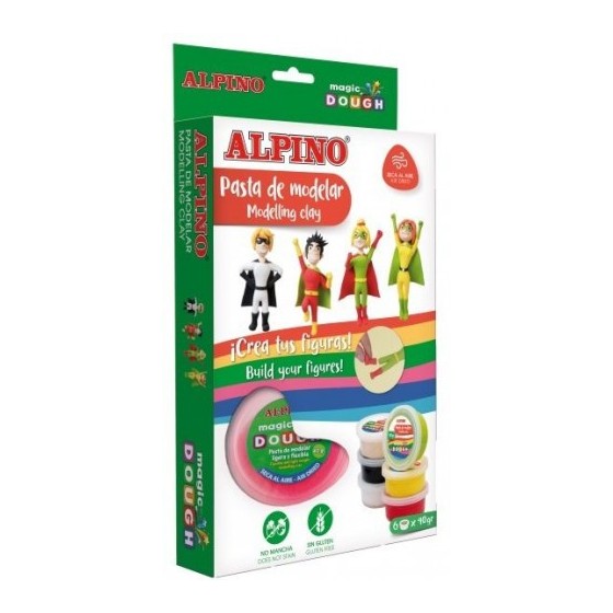 Alpino DP000207 compuesto para cerámica y modelaje Arcilla de modelar 240 g Multicolor 1 pieza(s)