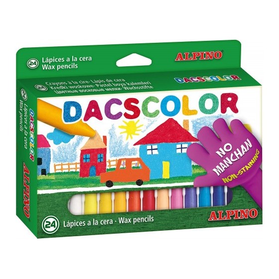 ESTUCHE 24 CERAS DE COLORES DACSCOLOR DACS DC050295