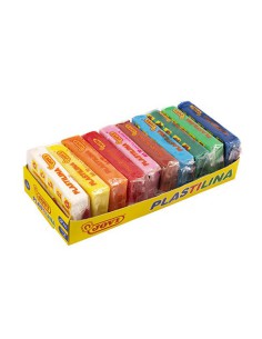 BANDEJA 10 PASTILLAS PLASTILINA JOVI 70/10S