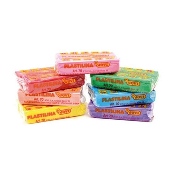 BANDEJA 10 PASTILLAS PLASTILINA JOVI 70/10S