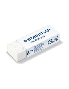 GOMA DE BORRAR RASOPLAST (65X23X13 MM) STAEDTLER 526 B20 (x20 unidades)