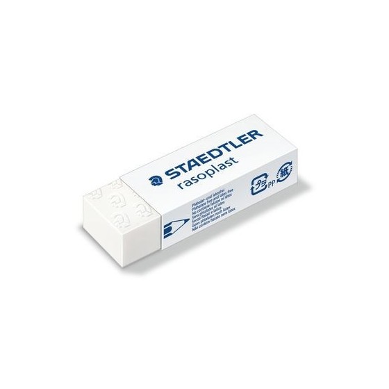 GOMA DE BORRAR RASOPLAST (65X23X13 MM) STAEDTLER 526 B20 (x20 unidades)