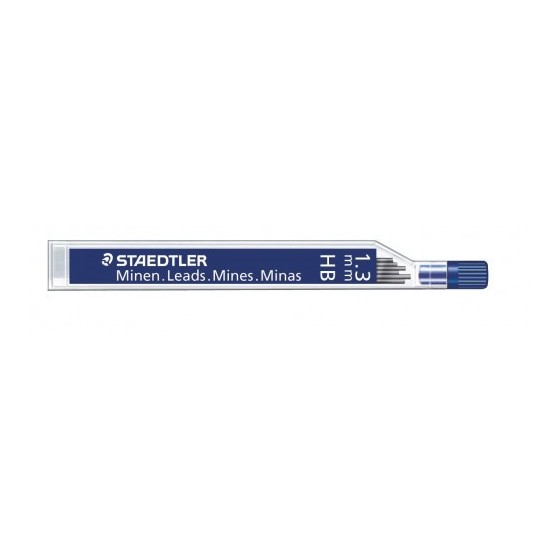 MINAS MICRO CARBON 250, 1,3MM, GRAD. HB STAEDTLER 250 13-HB (x12 unidades)