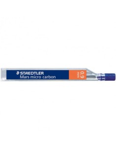 MINAS MICRO CARBON 250, 0,9MM, GRAD. HB STAEDTLER 250 09-HB (x12 unidades)