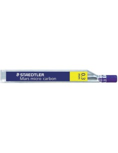 MINAS MICRO CARBON 250, 0,3MM, GRAD. HB STAEDTLER 250 03-HB (x12 unidades)