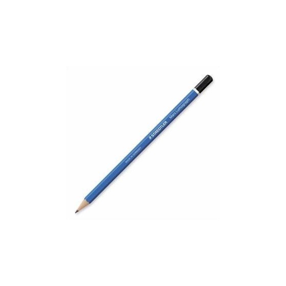 LAPIZ GRAFITO MARS LUMOGRAPH 100, GRAD. 2H STAEDTLER 100-2H (x12 unidades)