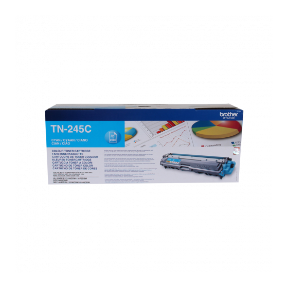 BROTHER TONER TN245C  HL3140CW/HL3150CDW ,2.200 PÁG. CIAN