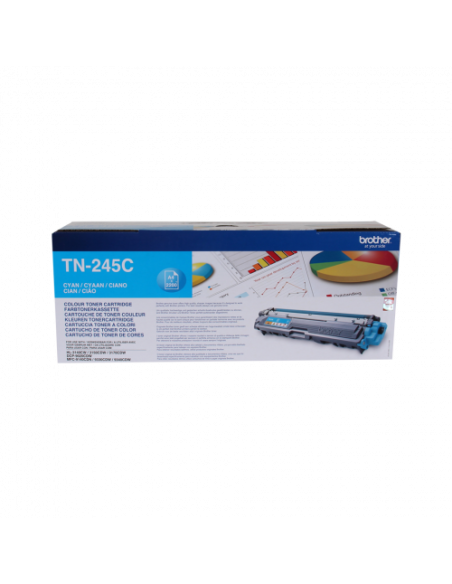 BROTHER TONER TN245C  HL3140CW/HL3150CDW ,2.200 PÁG. CIAN