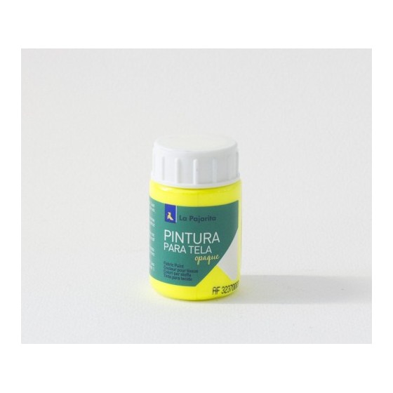 La Pajarita Pintura tela opaca tof-01 amarillo fluorescente
