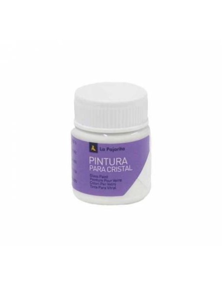PINTURA PARA CRISTAL AL AGUA CA-01 BLANCO. 25ML LA PAJARITA 188871