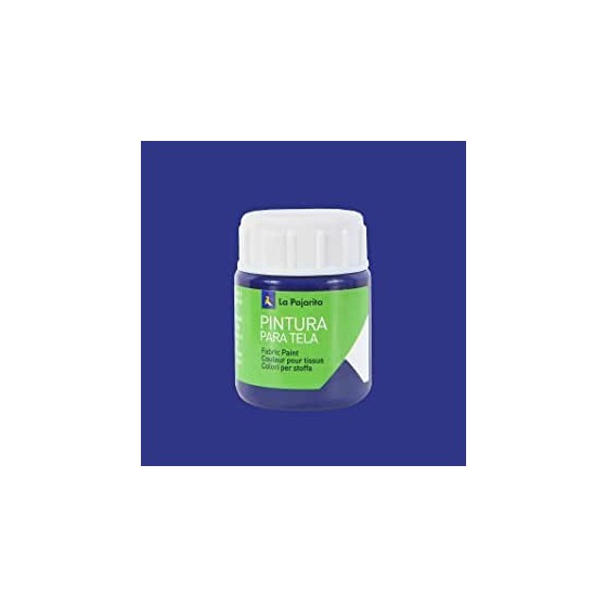 PINTURA PARA TELA TRANSPARENTE T-04 AZUL VICTORIA. 25ML LA PAJARITA 113771
