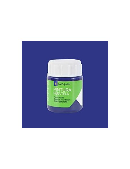 PINTURA PARA TELA TRANSPARENTE T-04 AZUL VICTORIA. 25ML LA PAJARITA 113771