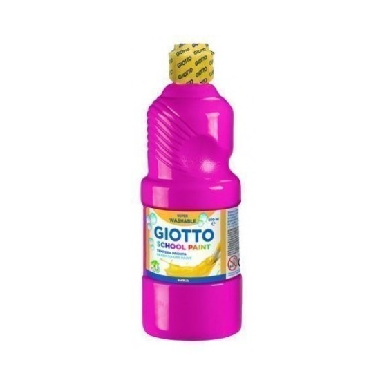 Giotto Témpera Escolar 500 ml Botella Magenta