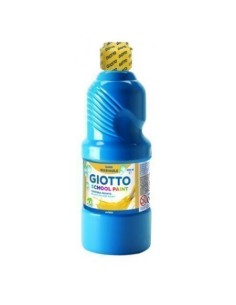 Giotto Témpera Escolar 500 ml Botella Azul, Cian