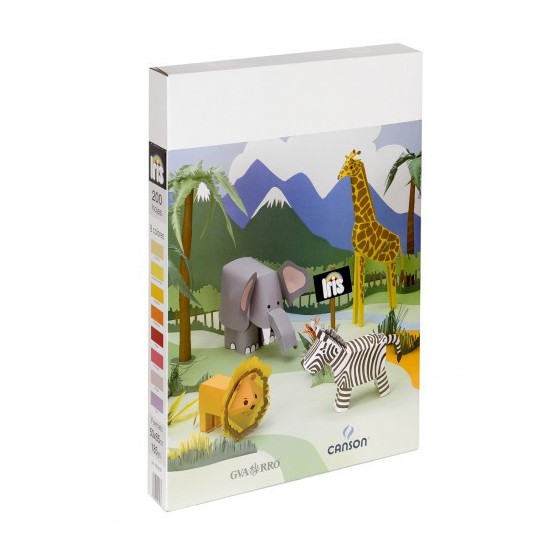 EXPOSITOR 200H CARTULINA IRIS 50X65 185G SURTIDO C (X8) CANSON C400080142