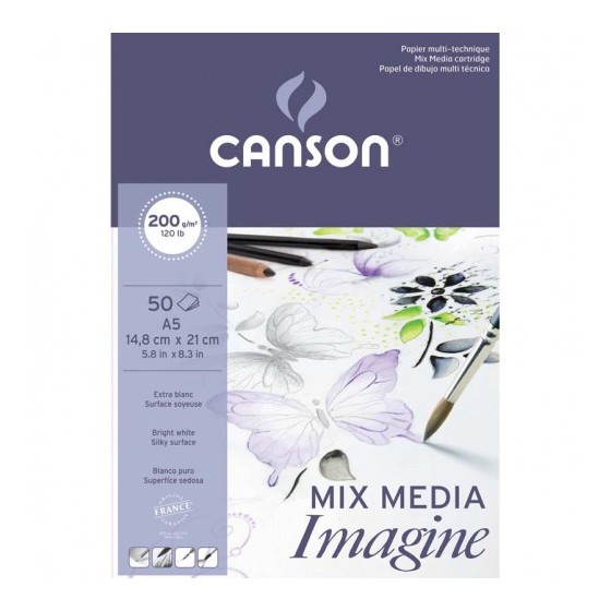 Canson Imagine Arte de papel 50 hojas (x3 unidades)