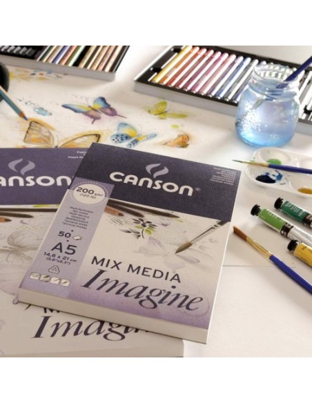 Canson Imagine Arte de papel 50 hojas (x3 unidades)