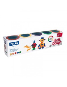 Milan 913505G compuesto para cerámica y modelaje Pasta para modelar 710 g Multicolor 5 pieza(s)