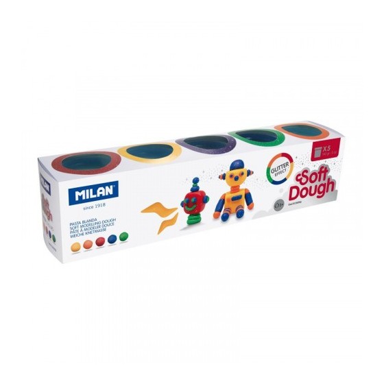 Milan 913505G compuesto para cerámica y modelaje Pasta para modelar 710 g Multicolor 5 pieza(s)