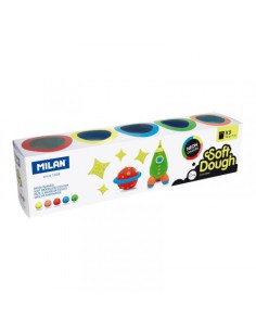 Milan 913505N compuesto para cerámica y modelaje Pasta para modelar 890 g Multicolor 5 pieza(s)