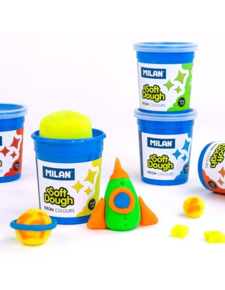 Milan 913505N compuesto para cerámica y modelaje Pasta para modelar 890 g Multicolor 5 pieza(s)