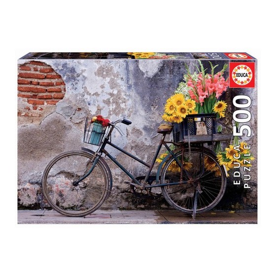Educa Bicycle with flowers Puzzle rompecabezas 500 pieza(s)