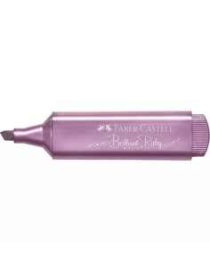 MARCADOR TEXTLINER "METÁLICO". COLORES: RUBÍ. FABER CASTELL 154691 (x10 unidades) 2