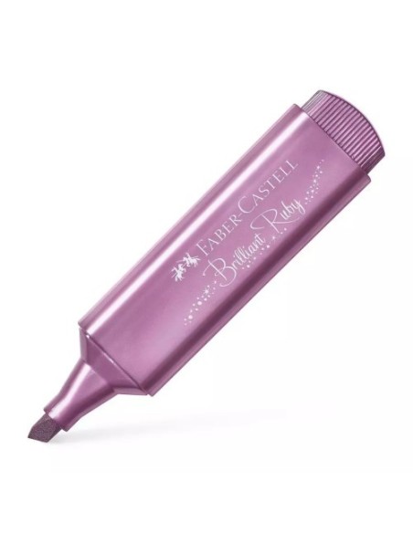 MARCADOR TEXTLINER "METÁLICO". COLORES: RUBÍ. FABER CASTELL 154691 (x10 unidades)