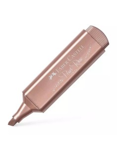 MARCADOR TEXTLINER "METÁLICO". COLOR: ORO ROSA. FABER CASTELL 154626 (x10 unidades) 2