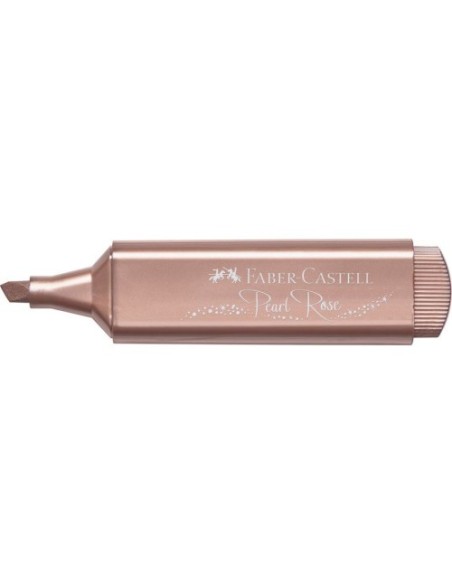 MARCADOR TEXTLINER "METÁLICO". COLOR: ORO ROSA. FABER CASTELL 154626 (x10 unidades)