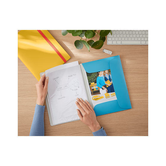 CARPETA FUNDAS COSY MOBILE PLUS AZUL LEITZ 46700061