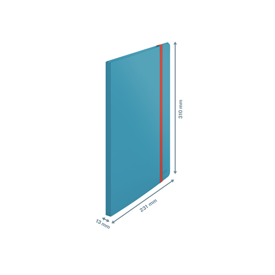 CARPETA FUNDAS COSY MOBILE PLUS AZUL LEITZ 46700061